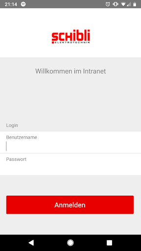 Android application Schibli Inside screenshort