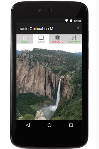 Android application radios of Chihuahua Mexico screenshort