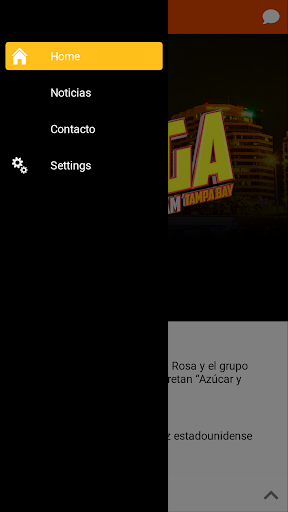 Android application La Mega Tampa 101.1FM & 1110AM screenshort