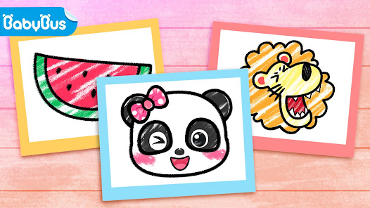 Captura 6 Dibujo de colorear Panda Bebé android