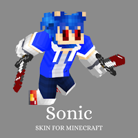 Skin Sonic and Maps for Minecraft