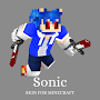 Skin Sonic and Maps for Minecraft