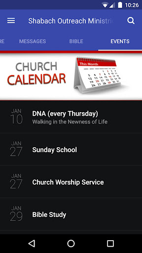 Shabach Outreach Ministries Screen 3