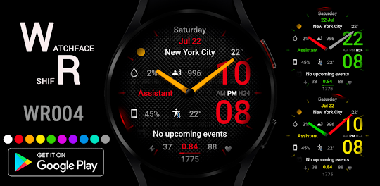 WR 004 Hybrid Watch Face