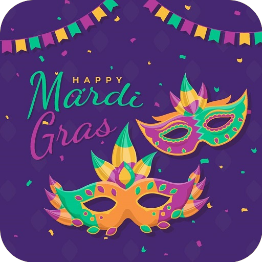 Happy Mardi Gras GIFs logo