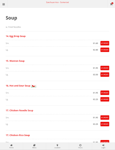 Szechuan Ace Somerset Online Ordering