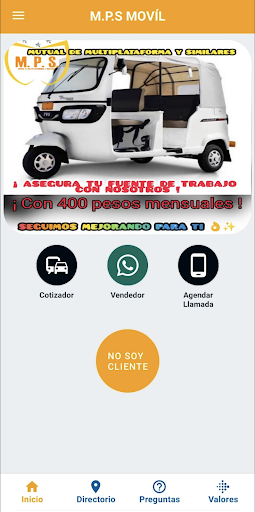Android application MPS Móvil screenshort