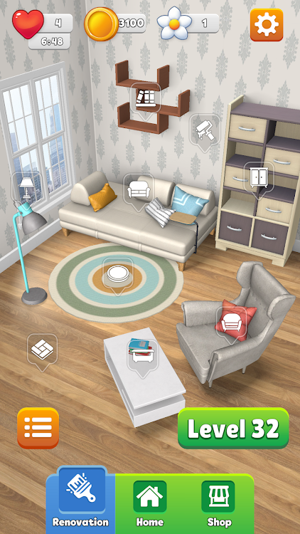 Triple Sort 3D: Home Design - 1.4.0 - (Android)