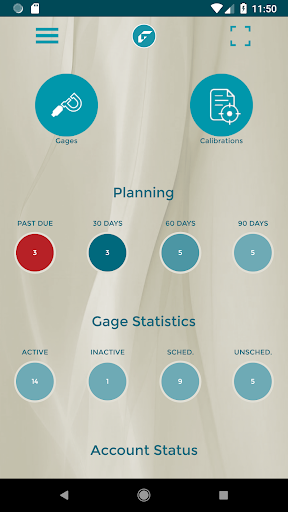 Android application GageList screenshort