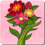 Simple Drawing Flowers icon