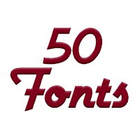 Fonts for FlipFont 50 #2