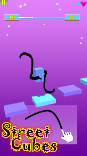 Android application Draw street cilimber cubes screenshort