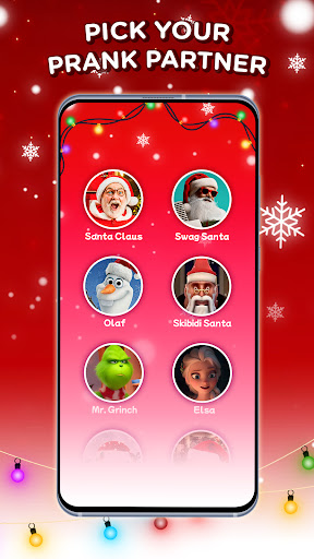 Santa Clause Prank: Fake Call Screen 2