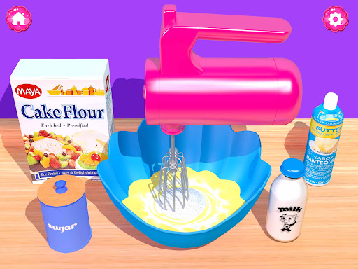 Android application Cake Art Fun Dessert DIY Games screenshort