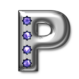 Bling-bling P Monogram icon