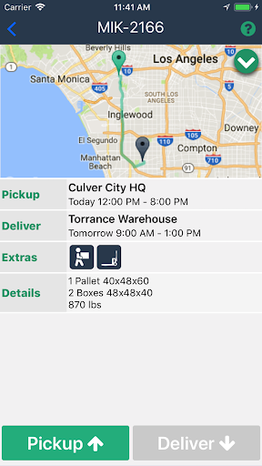 Cargomatic Driver for Android Screen 2