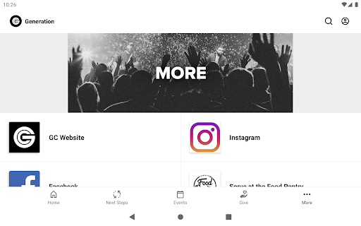 Screenshot of Generation Church - AZ