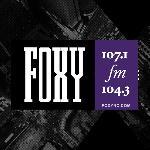 Foxy 107.1/104.3 logo