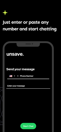 unsave: No Contact Direct Chat Screen 2
