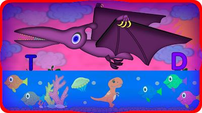 Dino ABC and puzzles poster 2