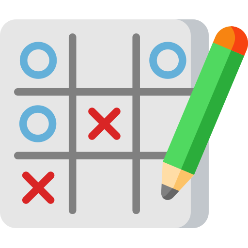Tic Tac Toe classic from boar logo