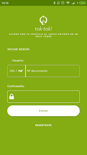 Android application Tok Tok screenshort