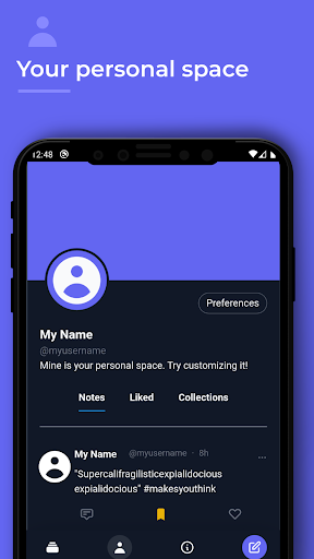 Mine: Antisocial Network Notes Screen 2
