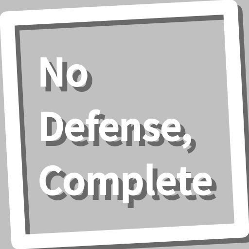 Book, No Defense, Complete logo