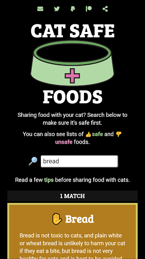 Cat Safe Foods (Premium) Screen 2