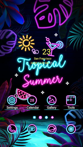 Android application Tropical Summer - Wallpaper screenshort