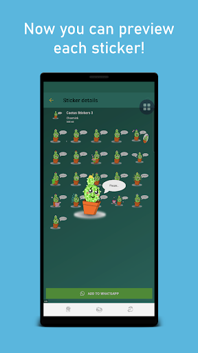 Cactus Stickers WAStickerApps