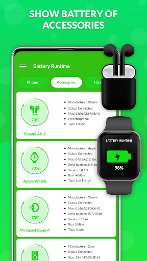 Screenshot of Battery Life - Phone & Bluetoo