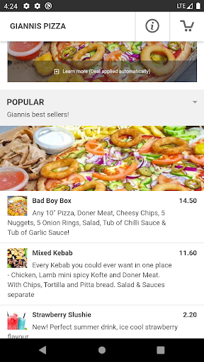 Gianni’s Pizza - Hull Screen 2
