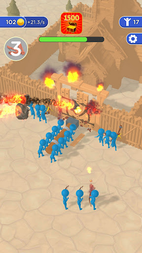 Android application Idle Battering Ram: Castle Sie screenshort