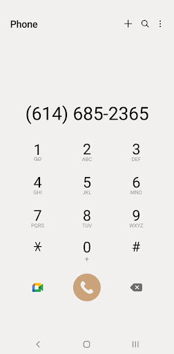 OSUWMC 5 Digit Dialer Screen 3