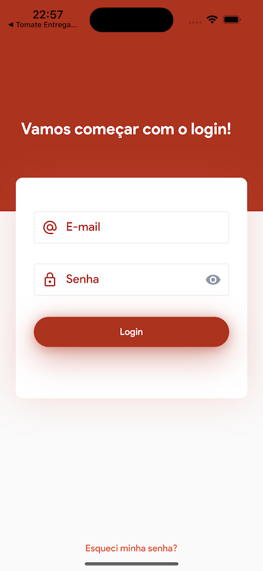 Android application Tomate Empresa screenshot