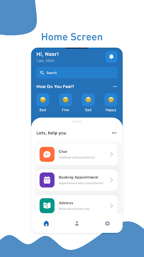 Android application Feelings Tracker screenshort