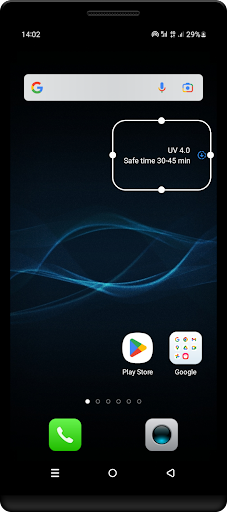 Android application SunSafe: UV Index & Weather screenshort