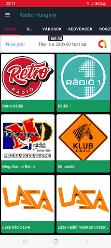 Android application Radio Hungary screenshort