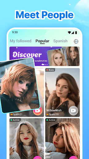 Joome - Live&Real Video Chat Screen 2