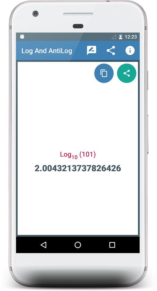 #2. Log and Antilog Calculator (Android) De: IdyllicWays