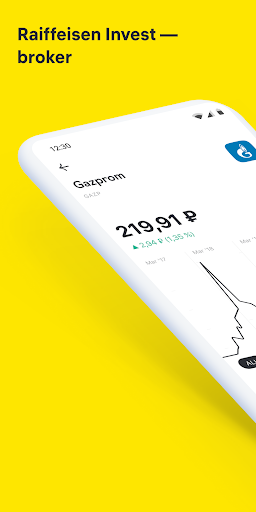 Android application Raiffeisen Invest — broker screenshort