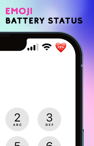 Emoji Battery Status Bar Screen 3