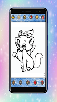 Kitty & Princess Coloring Book APK ภาพหน้าจอ #9