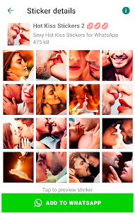 Sexy Kiss Sticker for WhatsApp
