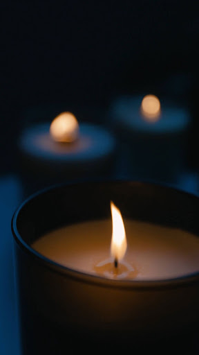 Android application black candle wallpaper screenshort