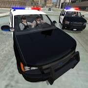 Cop Car Police Chase Driving  Icon