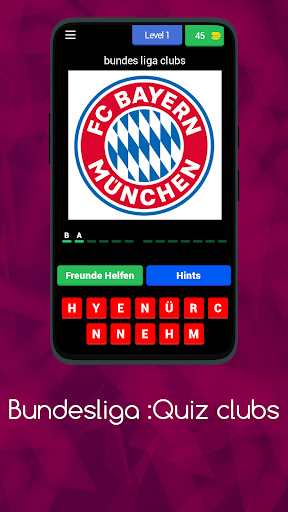 Bundesliga-Quiz Fußballclub