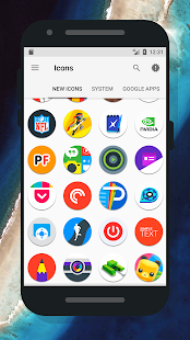 Oreo 8 - Captura de pantalla del paquet d'icones