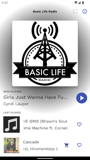Android application Basic Life Radio screenshort